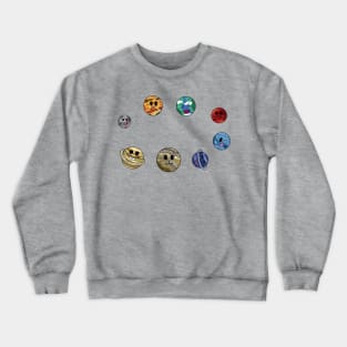 Planets(Light Version) Crewneck Sweatshirt